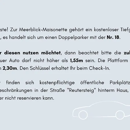 Meerblick-maisonette Apartment Ostseebad Kühlungsborn